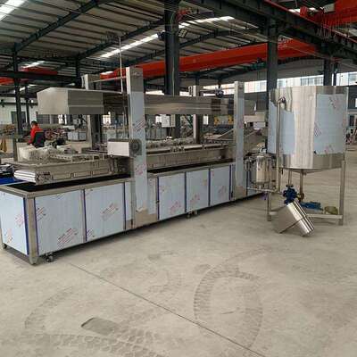 全自动炸蚂蚱油炸机商用冷冻蚂蚱串烧烤油炸设备大型蚂蚱油炸线