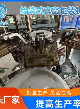 HL200全自动给袋式卤蛋真空包装机转盘高速小鱼仔真空包装封口机