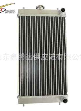 PC20 09-1挖掘机水箱散热器 铝制水箱总成22L-03-21111