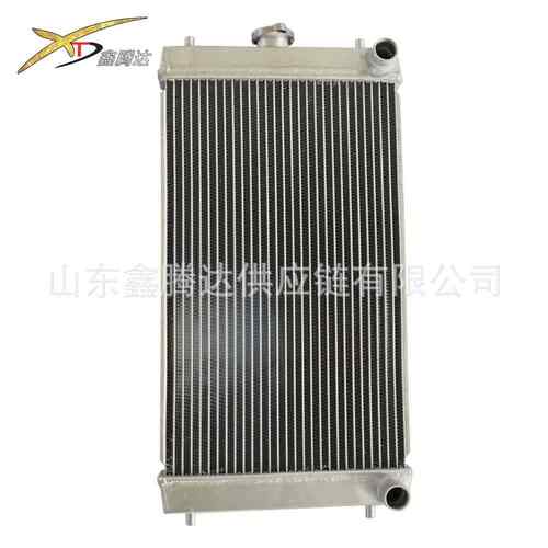 PC20 09-1挖掘机水箱散热器 铝制水箱总成22L-03-21111