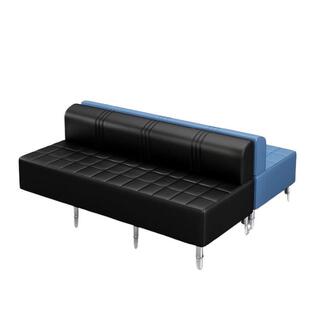 美发店休息区小沙用发网发红理店等候椅网发廊客人长红条专ATU椅