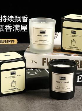 厂家热销款多种香味5*6杯蜡无烟香氛植物蜡香薰蜡烛礼盒装伴手礼