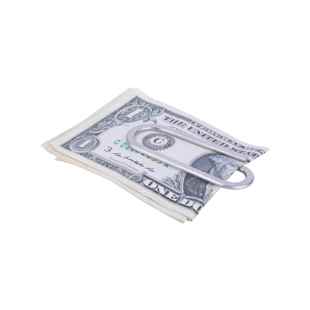 回形针金属钱夹不锈钢零钱夹女士男士钞票夹创意时尚实用礼品创意