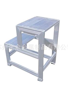 踏步台登高现货移动铝金平台梯超合市仓车库取货步踏登WOZ高梯