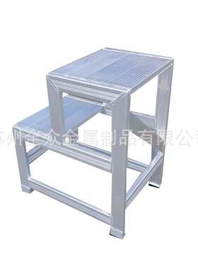 新款直销踏步台登高车现货移动铝合金平台梯超市仓库取货踏步登高