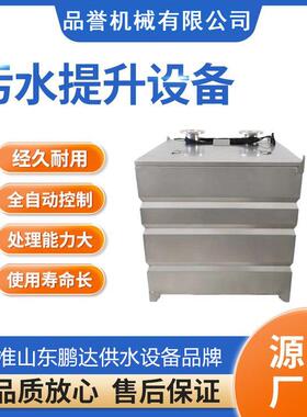 双泵反冲洗污水提升器生活排污提升设备静音节能污水处理设备