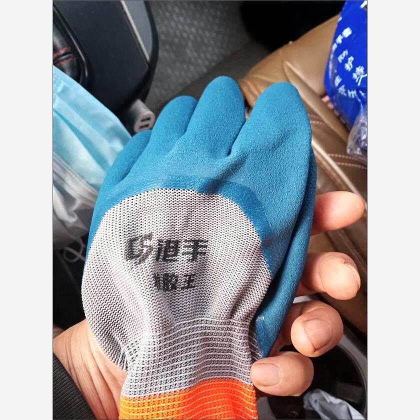 【均码12双】港手正品轮胎手套劳保乳胶胶皮橡胶耐磨王工作防滑防
