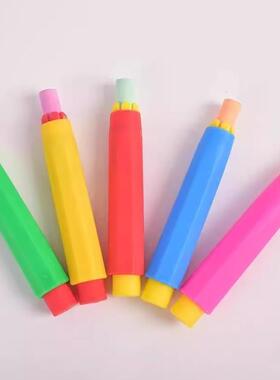 New chalk holder design, keeps hands clean, made of teaching