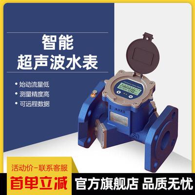 T3-1双声道超声波水表485物联网远传大口径冷热水计量供水流量表