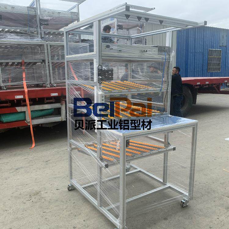 防静电工作台货架流利条滑轨仓储滑轨钣金滚轮周转车加工生产