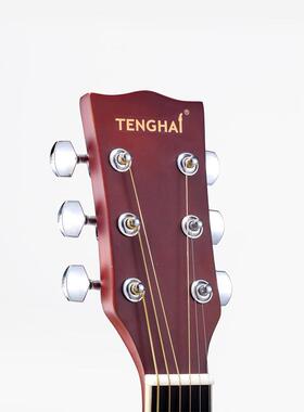 4民谣TH-40B木吉他初学者吉0他入门缺角木寸吉他云杉木缺角设计