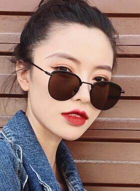2025新款太阳眼镜女士太阳镜ins覆古网红个性眼镜韩版开 车偏光镜