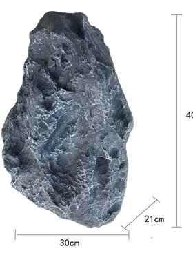 仿真奇石造景YON灰色景园观玻璃钢石头侠影剧林庭视仙院造景装饰