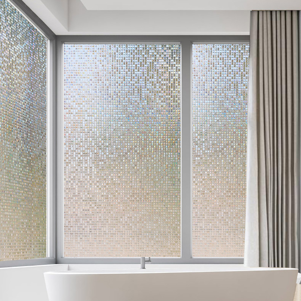 磨砂静电玻璃贴纸办公室窗户隐私免胶玻璃贴透光不透明玻璃贴膜