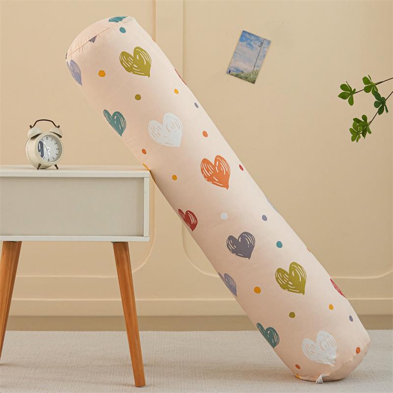 长条夹腿睡觉抱枕纯棉2025新款成人圆柱枕套可拆洗全棉女生侧睡枕