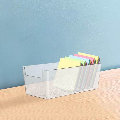 High Aesthetic Desktop Organizer Box with Wave Pattern Acryl