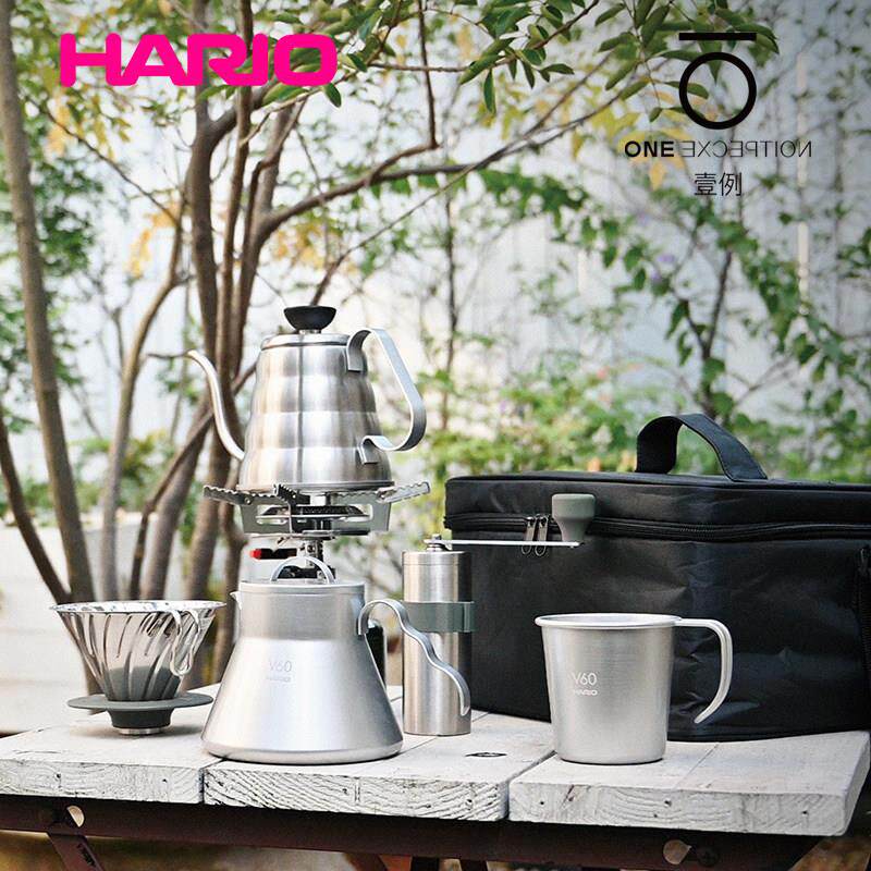 HARIO咖啡收纳包户外露营外出旅行收纳包器具包V60滤杯手冲壶收纳