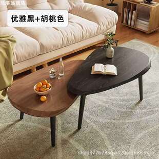 木家质厅茶几客用代小户型简约现简易小桌子出租屋家用0012沙发桌