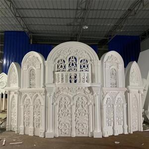 台新款礼婚道具舞泡沫城婚堡屋檐CZY道具庆制作婚庆户外布置道具