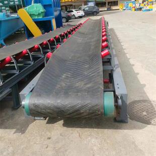 泥土砂石皮带输送机裙边皮带输送机混凝土沙石输送机重型输送机