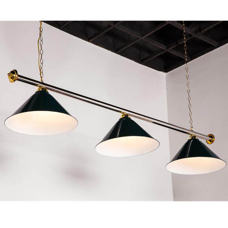 台球灯桌球吊灯台球厅桌球室俱乐部灯罩黑八斯诺克专用LED无影灯