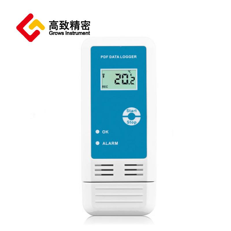 YMUP-20Grows InD温湿度录仪 链冷仓储温度P计可多次使用DF温湿度