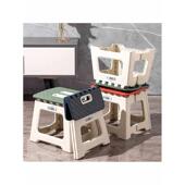 小凳子家用矮凳塑料便携折叠凳简易客厅沙发凳儿童浴室防滑小板凳