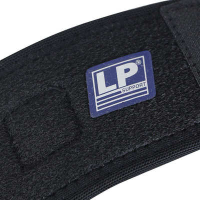 LP733KM透气运动护膝双弹簧支撑跑步篮球膝关节防护护具四季通用