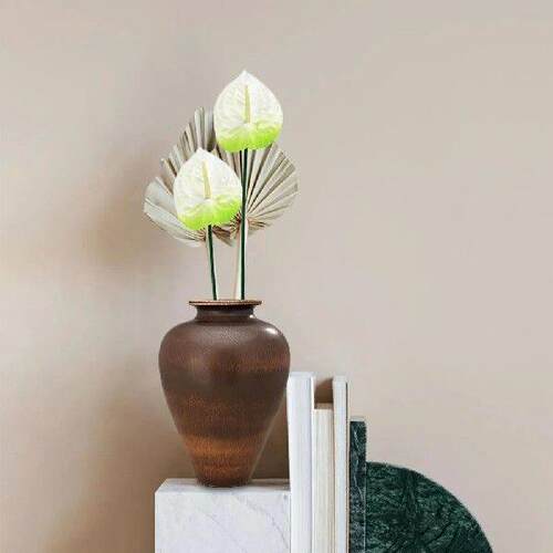 6Pcs Artificial Flower Decoration Realistic Anthuriums Mix
