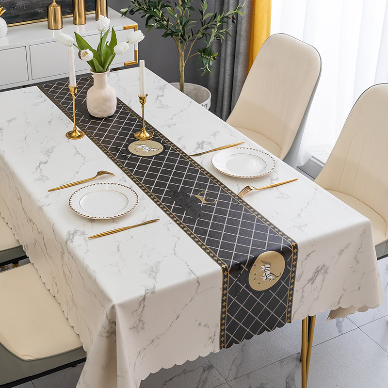 PVC桌布防水防油防烫免洗皮革北欧ins风茶几垫子长方形台布餐徐小,居家布艺,椅套/椅垫,淘宝优惠券,粉丝福利购,淘宝优惠卷