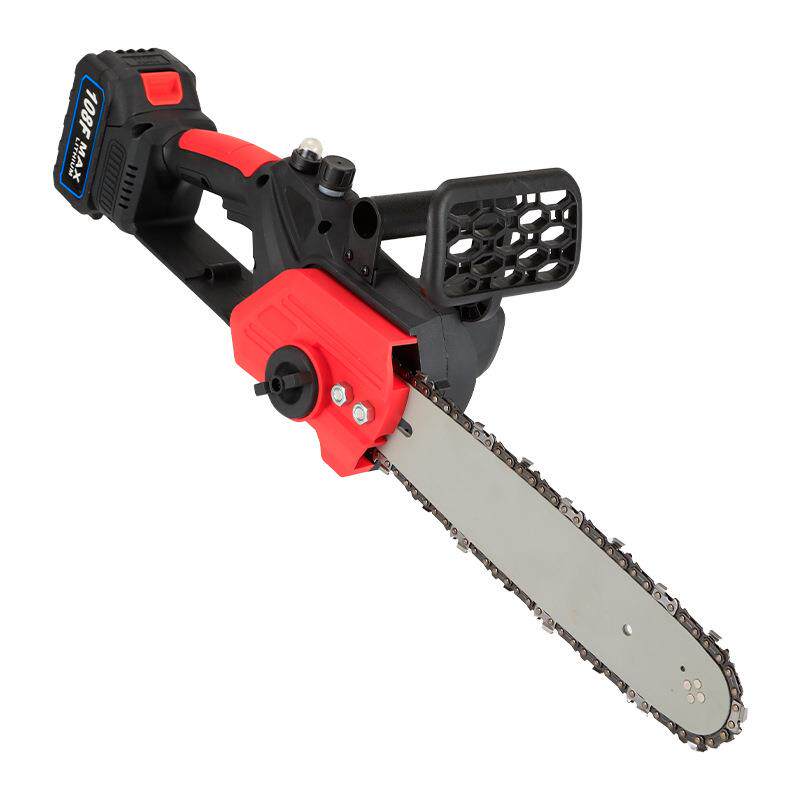 电锯家用小型12寸冲电充电式锂电伐木锯手电锯电链锯户外锯树神器