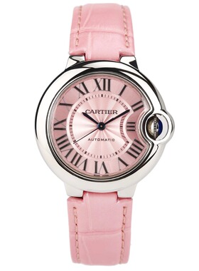 盒证齐全[98新]卡地亚蓝气球系列 自动机械女表WSBB0002