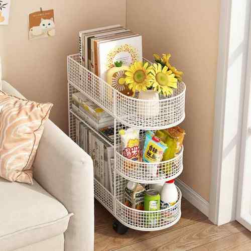 桌下书架落地可移动书桌旁置物架公办DCH730边学生书本收桌纳书柜