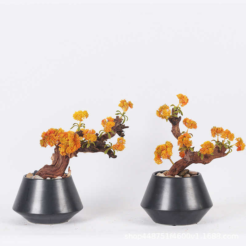 新中式家居客厅仿真绿植装饰品酒店客房工艺品摆件样板房软装饰品,鲜花速递/花卉仿真/绿植园艺,仿真绿植,淘宝优惠券,粉丝福利购,淘宝优惠卷