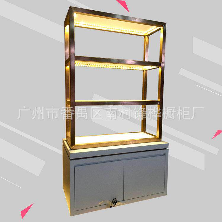 长期销售落地展示架服装店展示架靠墙高背组合铁质货架
