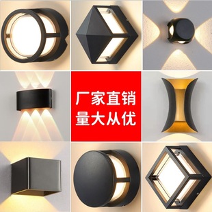 床头灯壁灯高级感品质室内客厅卧室氛围感led墙灯简约双头大门灯