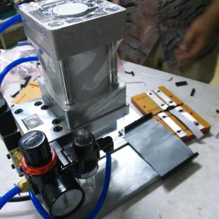 气电式 64P可调排线刺破 排线压接机IDC压着机4