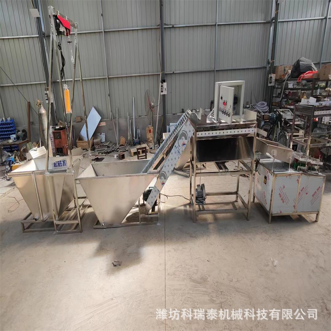 鹌鹑蛋预煮清洗剥壳流水线 鸟蛋清洗线 生产鹌鹑蛋剥壳机厂家