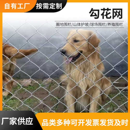 养殖勾花网镀锌铁丝网钢丝围栏养鸡鸭鹅养殖牛羊猪圈地鱼塘隔离网