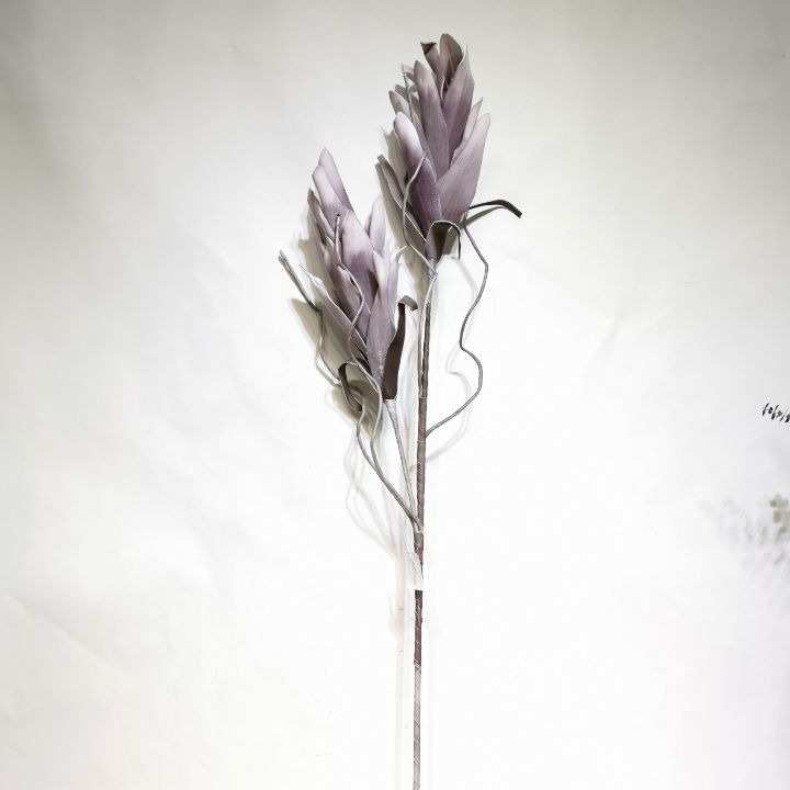 EVA仿真百合花欧式花轻奢插花客厅落地台面软装装饰北欧复古拍摄