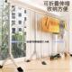 折叠落地晾衣杆晒被子凉阳台挂房间小型室内结实摆地摊伸缩承钧日