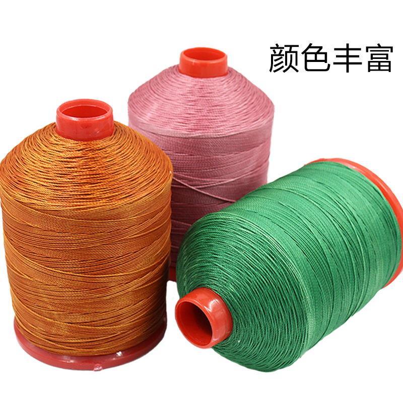 手缝皮革蜡线 DIY编织1mm圆蜡线大卷1斤厂家供应涤纶蜡线手绳股线