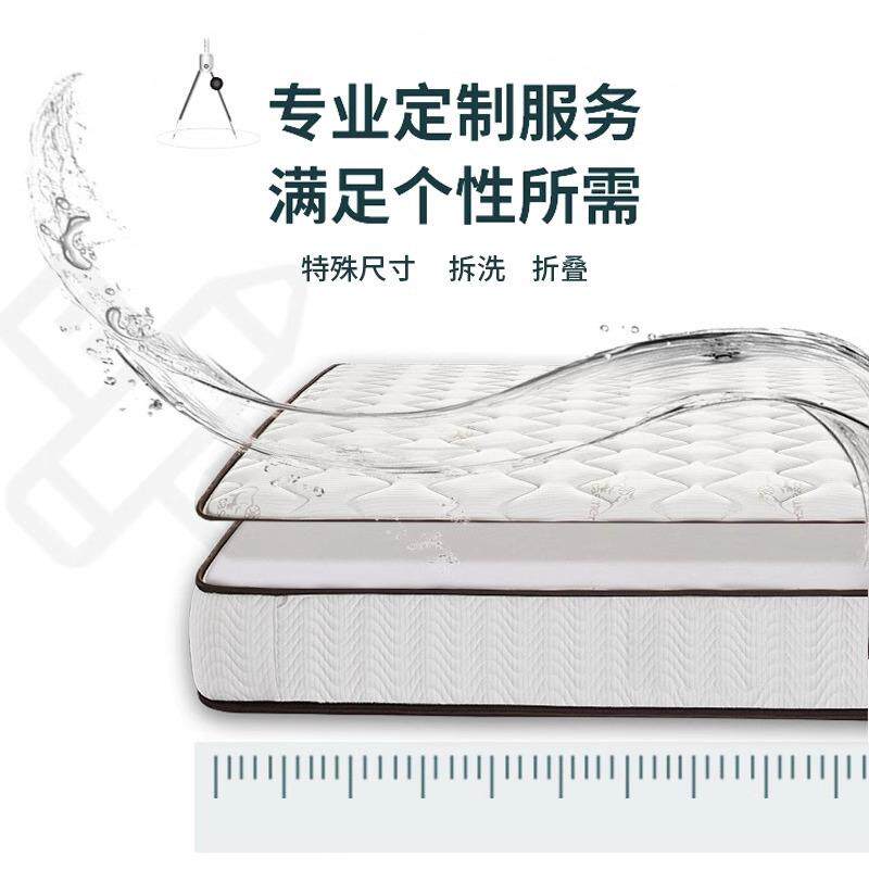 席梦思4D床垫十大名牌软硬两用20CM经济型乳胶椰棕马弹簧家用租房