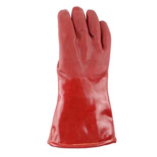 汉盾 GP6528 200度耐高温PVC防水耐酸碱手套 35cm