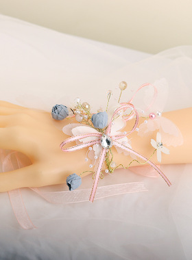 韩式新娘手腕唯美超仙甜美手链