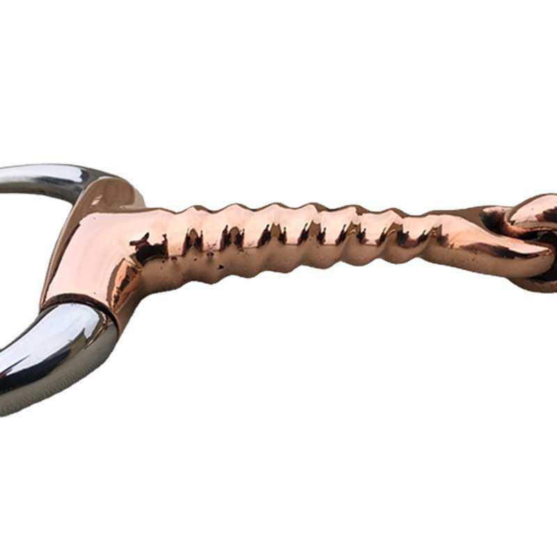 马嚼子供应嘴 铜 烈马厂家马口马具不锈钢马衔衔铁螺纹14cm