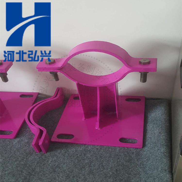 固定墙泵面管架DN15烤漆支撑155架U2型支支架
