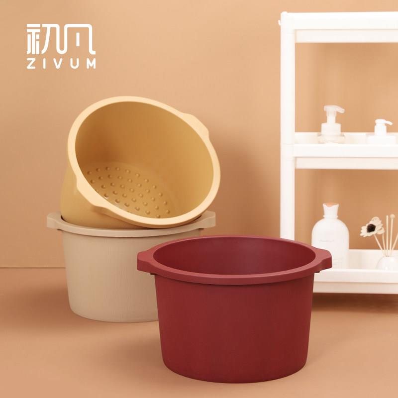 泡脚桶过小腿家用高深桶塑料泡脚盆足浴盆加高加厚按摩洗脚足浴桶