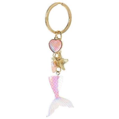 5 Pcs Ocean Mermaid Keychain Keychains Hanging Ornament