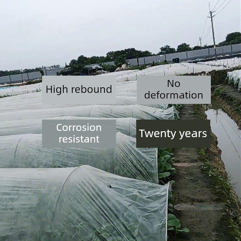 钢丝工棚支架小拱棚钢条菜地使用大棚工具二膜拱棚蔬菜种植